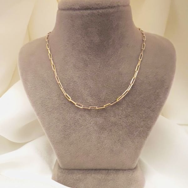 Rose Küçük Ataç Zincir Kolye