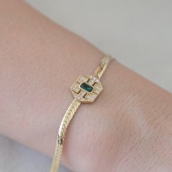 Nadide Altın Tasarım Bileklik