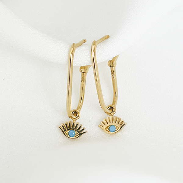 Lea Altın Tasarım Küpe