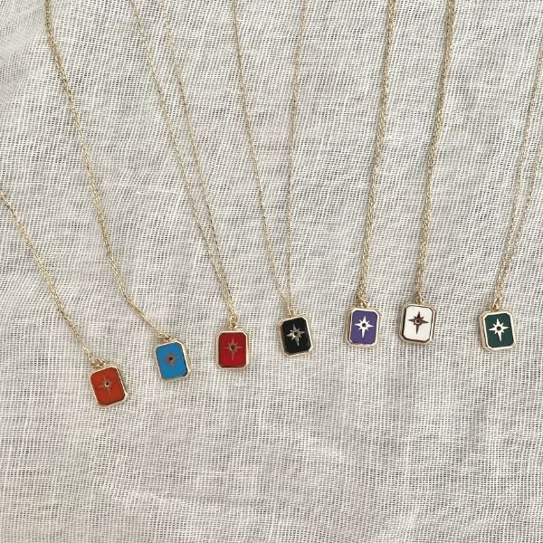 Mineli Altın Tasarım Kolye