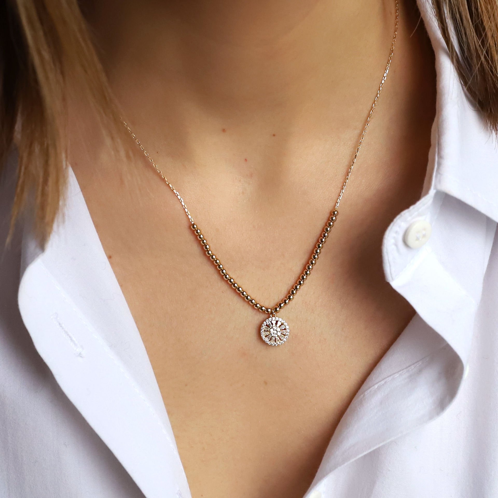 Lola Zincir Altın Kolye