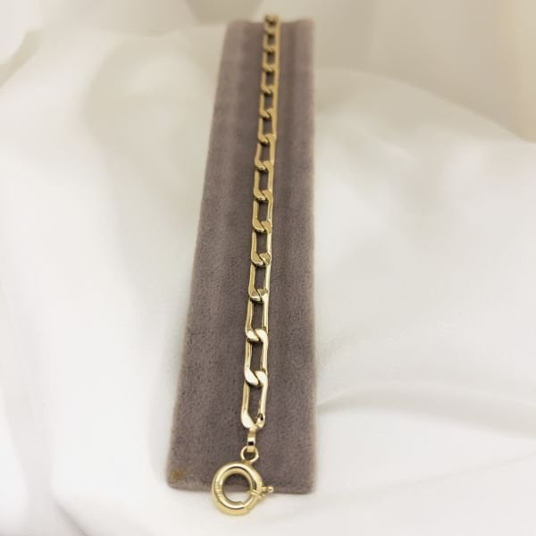 Kalın Ataç Zincir Altın Bileklik