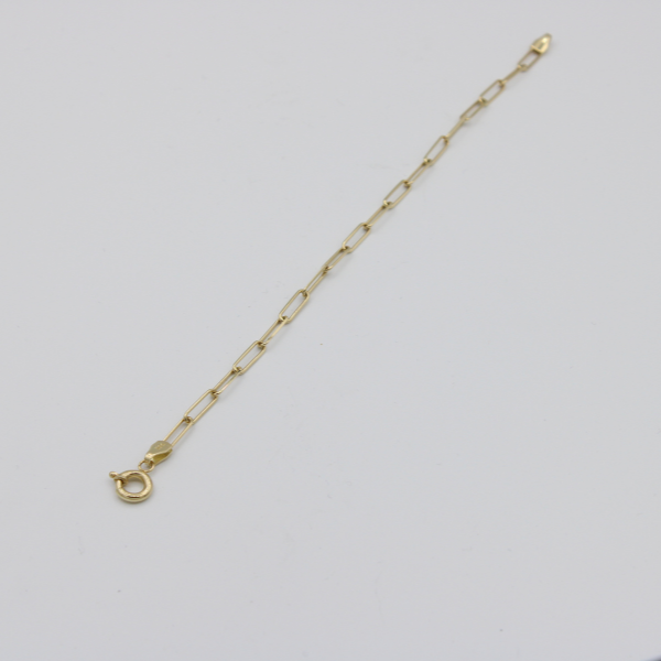 İnce Ataç Zincir Altın Bileklik