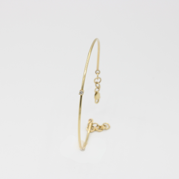 Pırlantalı Kelepçe Bileklik