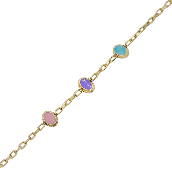 3 Renk Mineli Bileklik