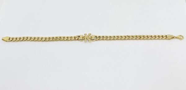 Harf Zincir Altın Bileklik