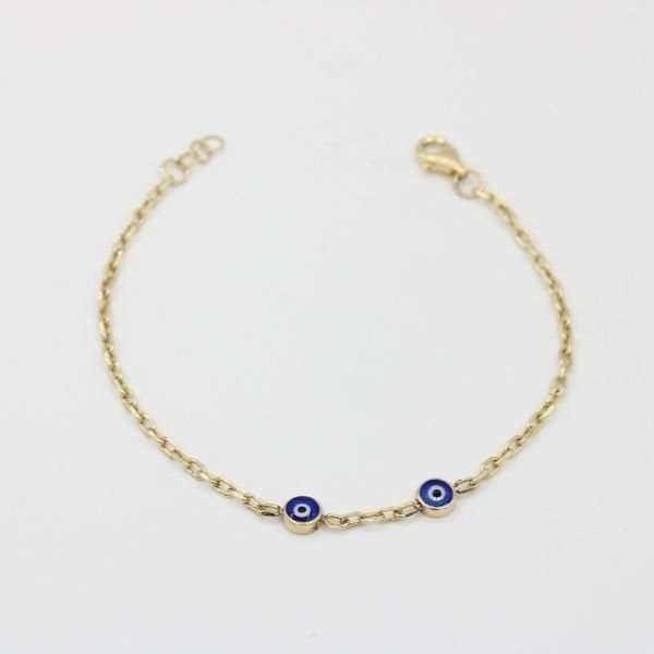 Çift Nazarlıklı Bileklik