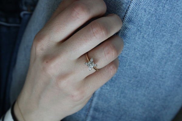 Kelebek Pırlanta Yüzük