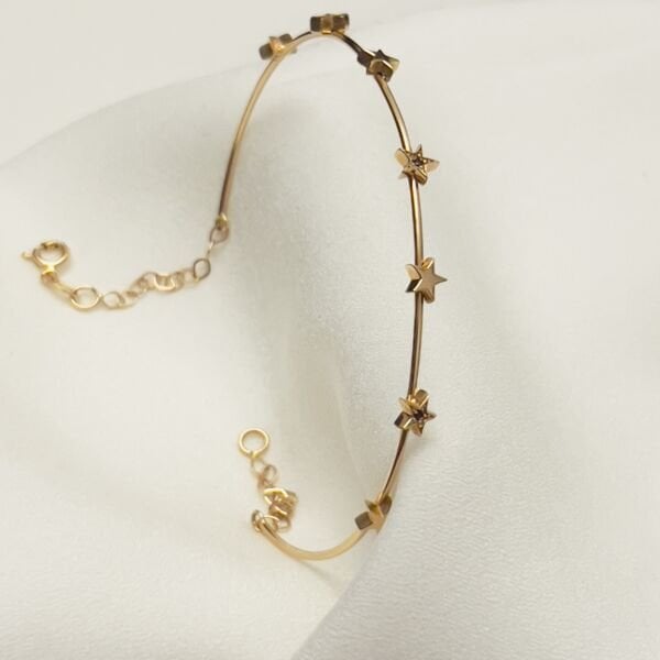 Yıldızlı Kelepçe Bileklik