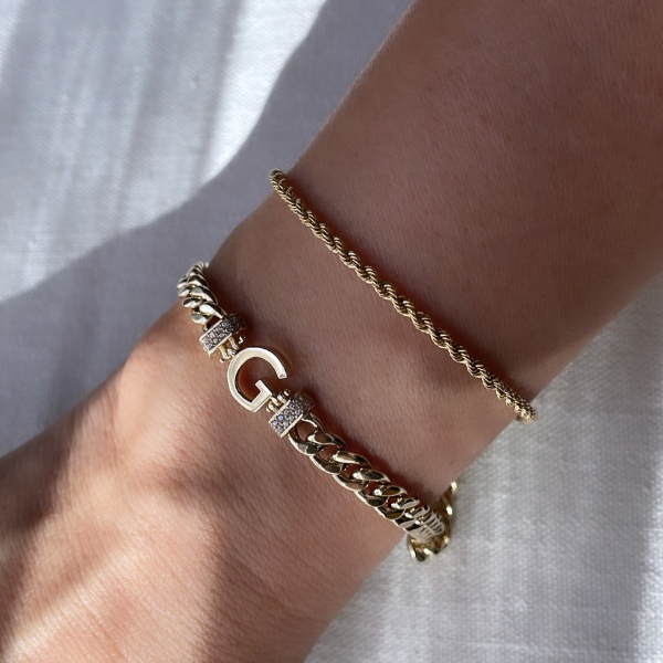 Burgu Zincir Altın Bileklik