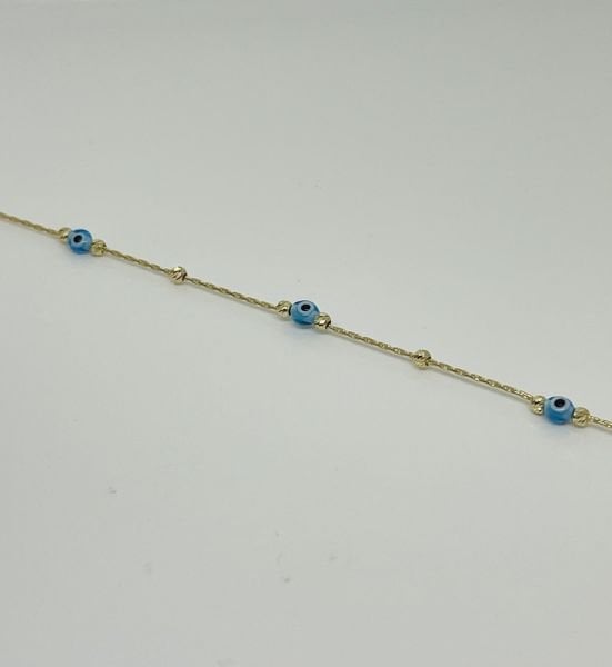 Kalemli Top Altın Nazarlık Bileklik