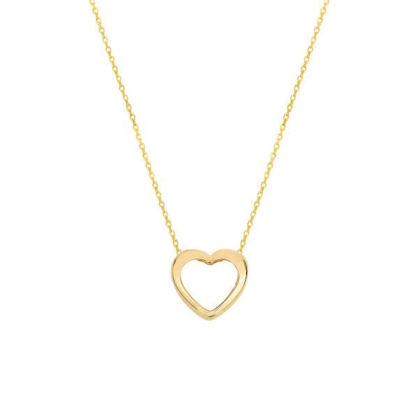 Kalbim Altın Tasarım Kolye